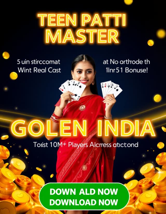 Teen Patti Master Golden India Banner